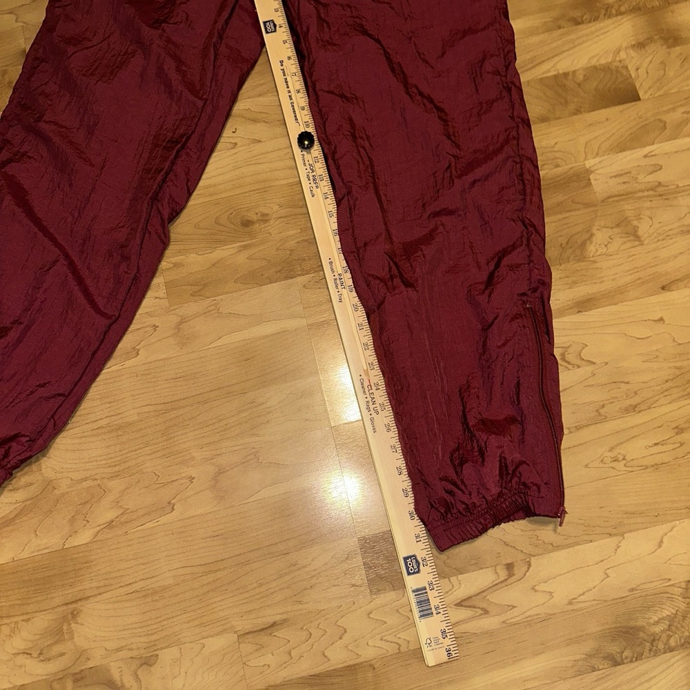 Vtg Alabama Crimson Tide Pants Men Size Large Embroidered Logo Windbreaker Track View 4